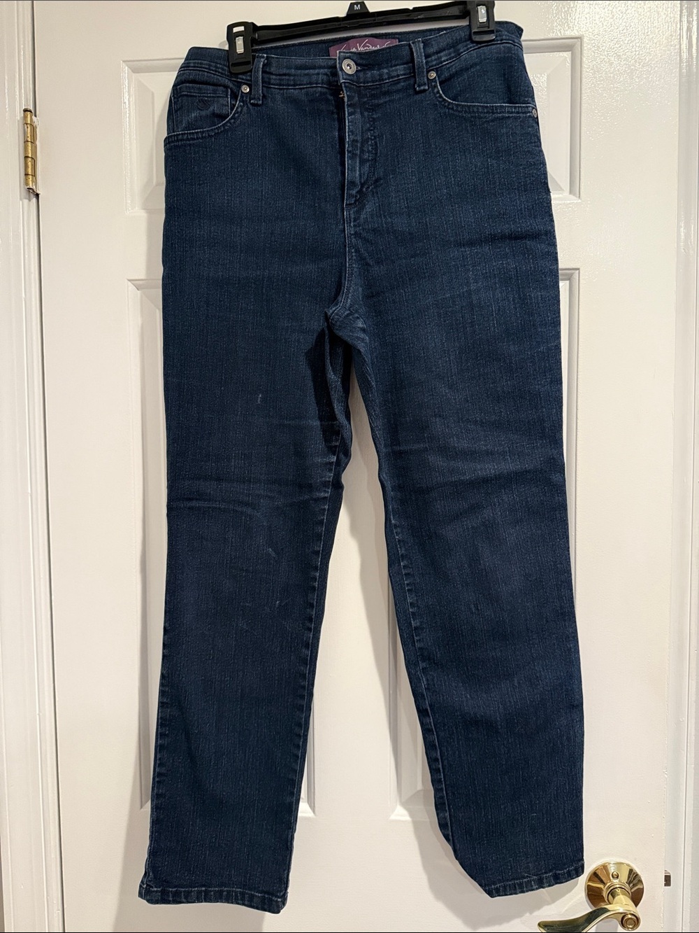 Gloria Vanderbilt Dark Indigo Straight-Leg Jeans